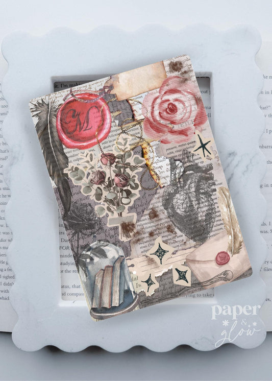Romantasy Scrapbook E-Reader Inserts | Paper & Glow