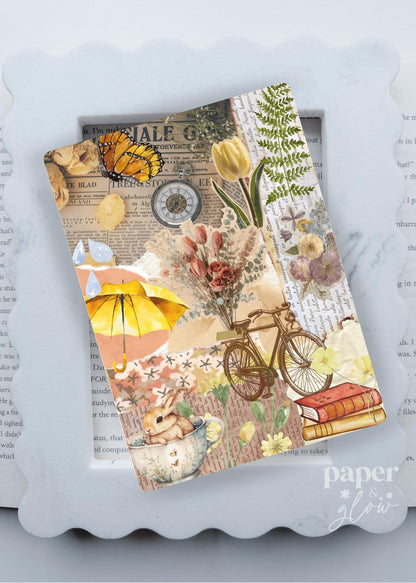 Secret Garden Scrapbook E-Reader Insert | Paper & Glow