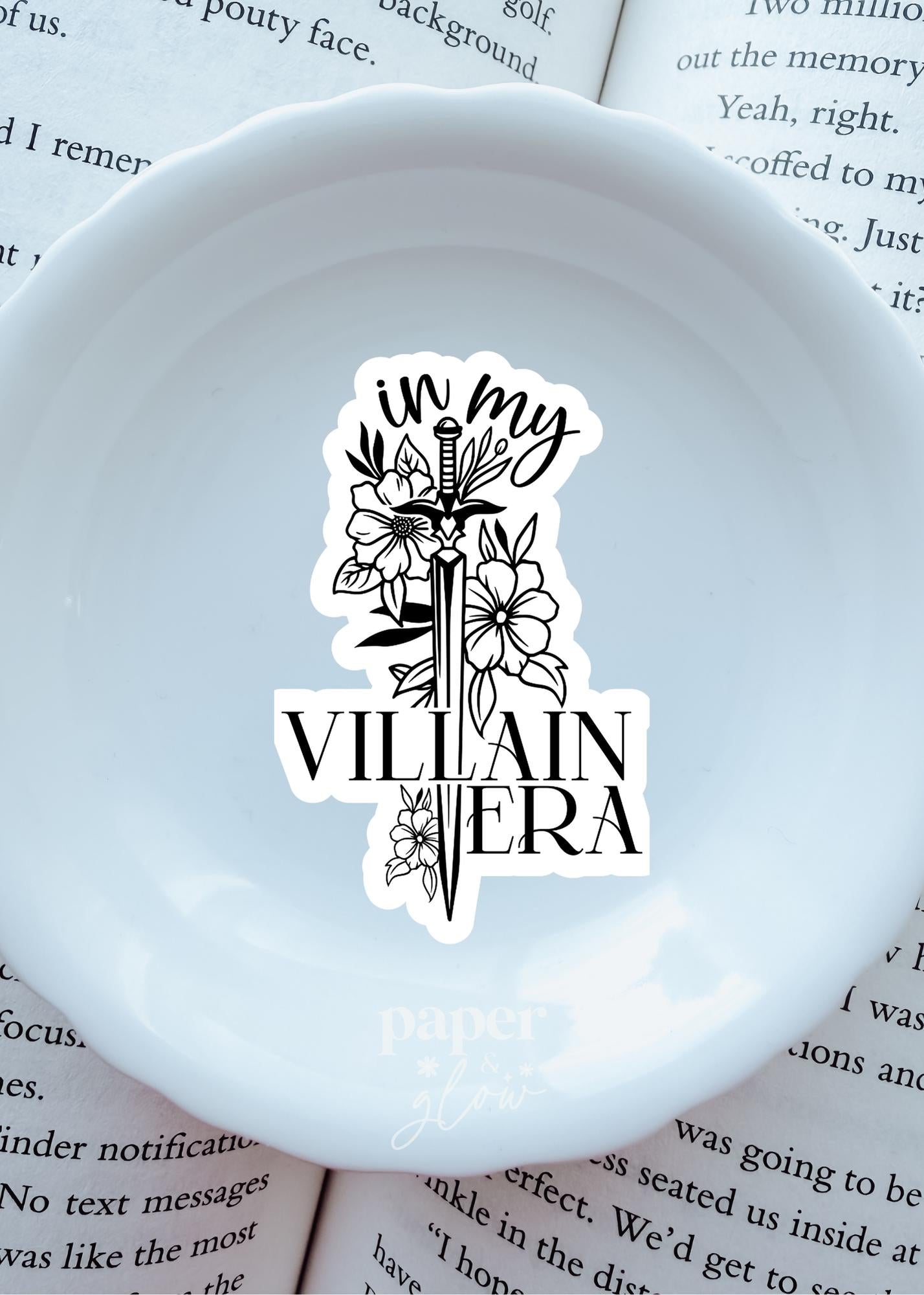 In my Villain Era Vinyl Sticker | Paper and Glow