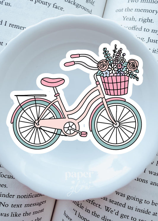Spring Bike Sticker | Paper and Glow
