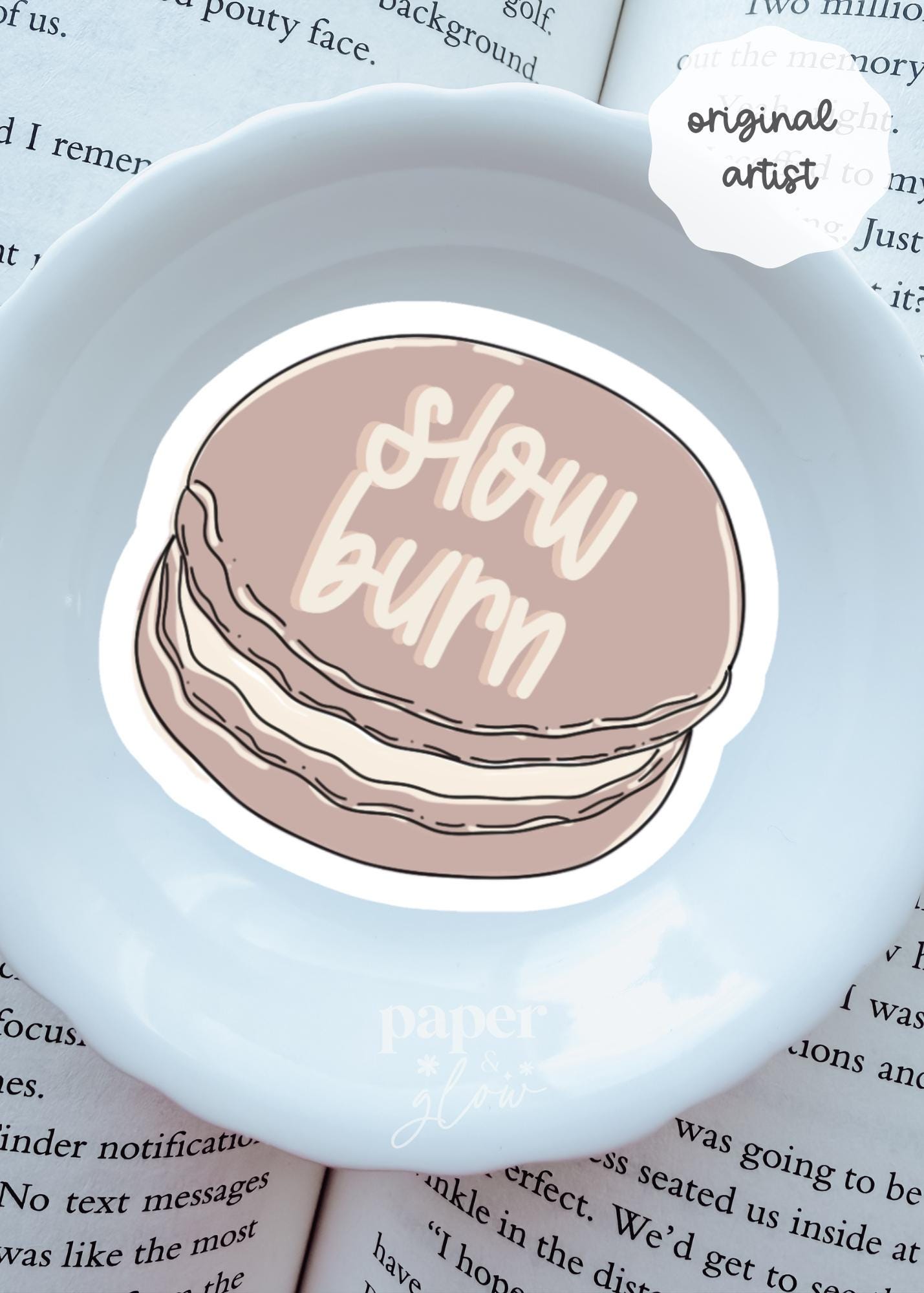 Macaroon Tropes Vinyl Sticker(s): Sold Separately | Springtime in Chapters Collection | Paper and Glow