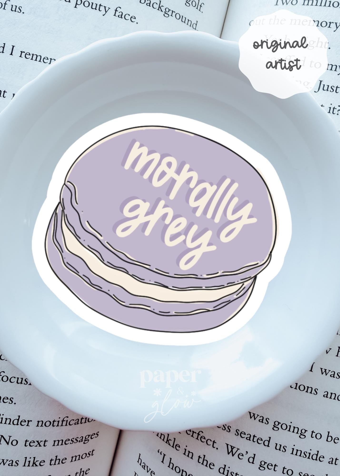 Macaroon Tropes Vinyl Sticker(s): Sold Separately | Springtime in Chapters Collection | Paper and Glow