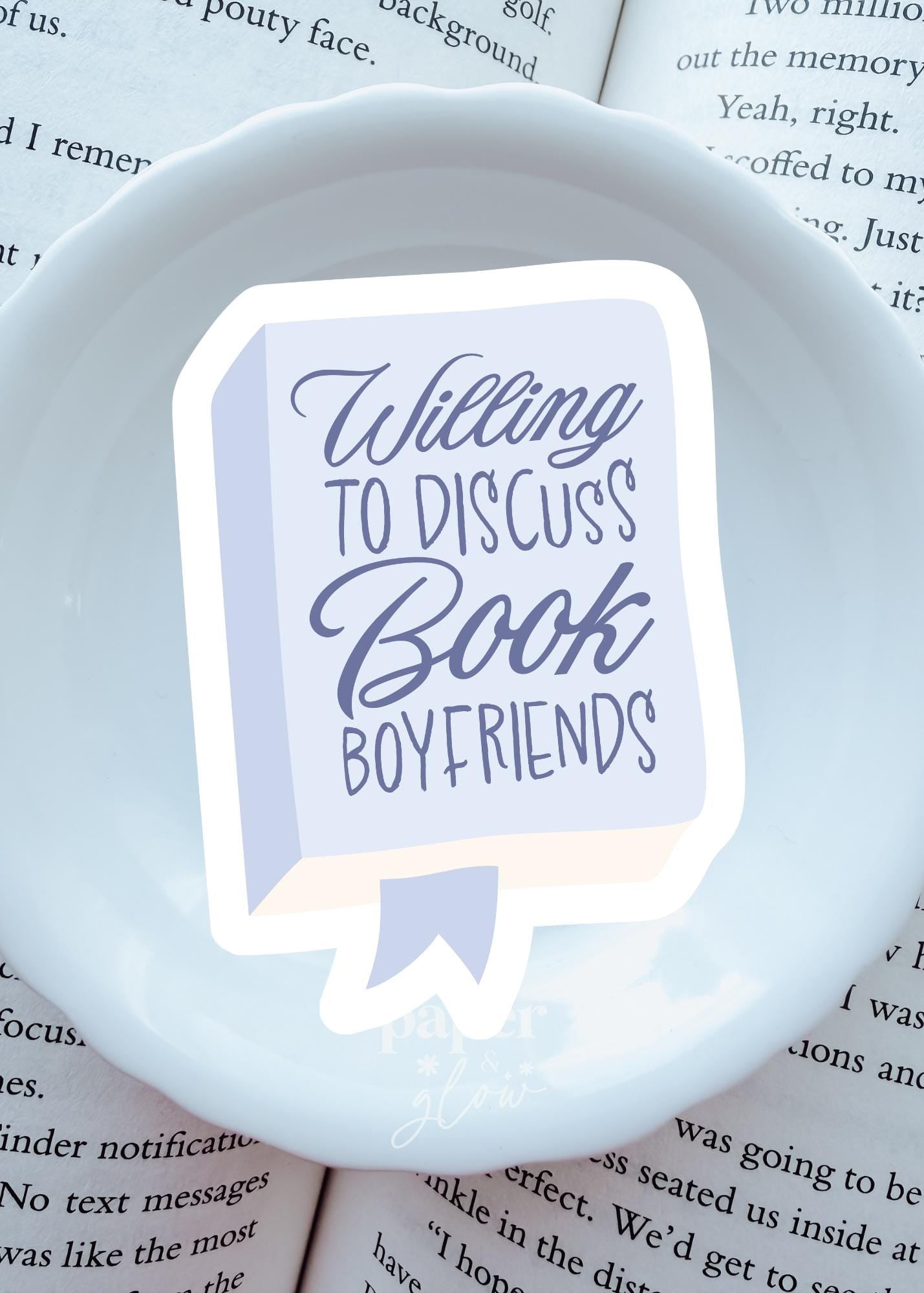 Bookish Books Collection Vinyl Sticker | Sold Individually | Paper and Glow