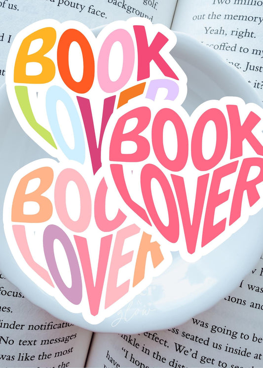 Book Lover Vinyl Sticker(s) | Sold Individually | Paper & Glow