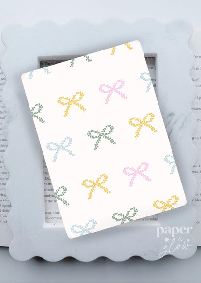 Garden Stitch | Cross Stitch Spring Collection | E-Reader Insert | Paper & Glow