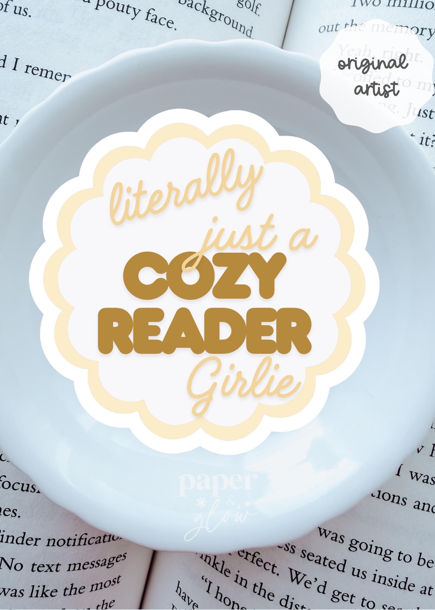Literally just a...Girlie Vinyl Sticker(s) | Sold Individually | Paper & Glow