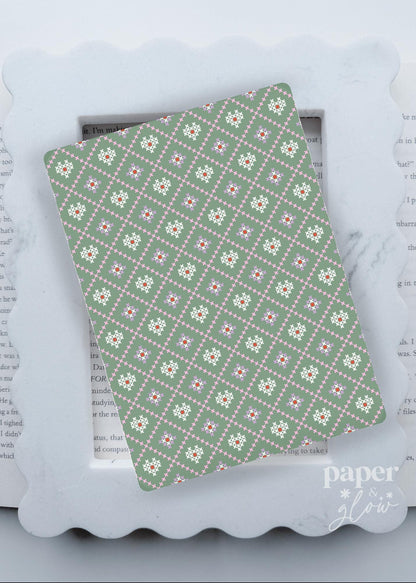 Garden Stitch | Cross Stitch Spring Collection | E-Reader Insert | Paper & Glow